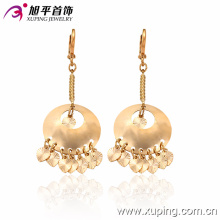 29261 Heißer verkauf elegante frauen schmuck kreis design 18 karat gold farbe überzogene ohrringe